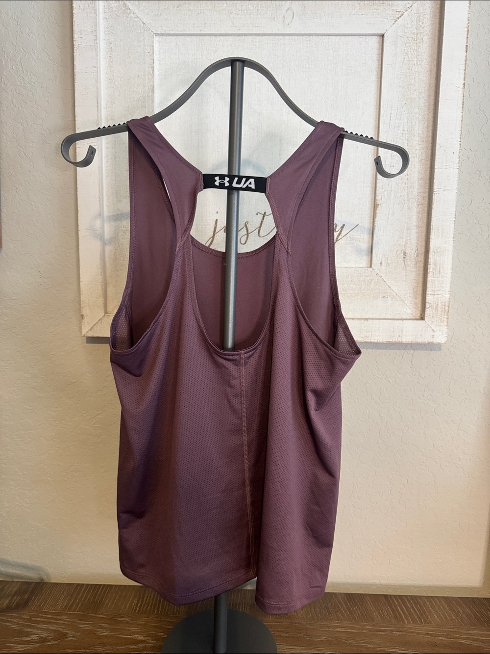 Under Armour Purple Racerback Performance Tank - Picture 2 of 4